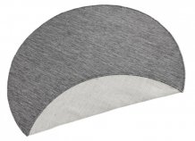 Kusový koberec Twin-Wendeteppiche 103097 grey cream kruh – na ven i na doma