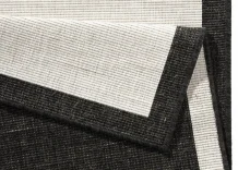 Kusový koberec Twin-Wendeteppiche 103105 creme schwarz – na ven i na doma