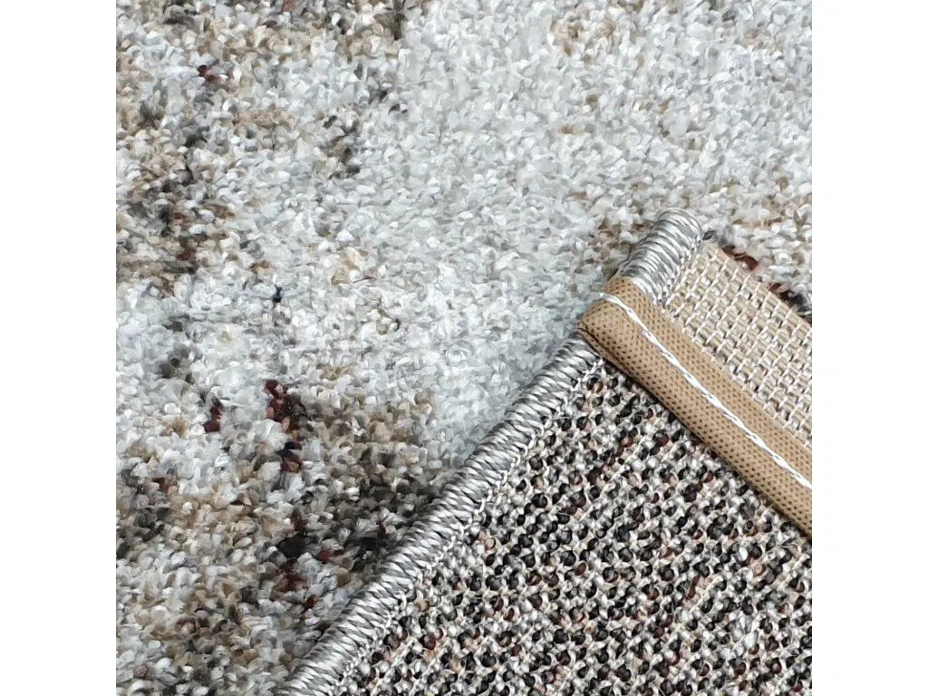 Kusový koberec Universe - kruh / 841-86 Dk. Grey-beige