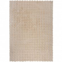 Kusový koberec Waffle Faux Fur Ivory