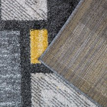Kusový koberec Walton 5796A šedo-žlutý