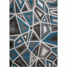 Kusový koberec Walton 5797A bílo-modrý