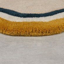 Kusový koberec Wool Scallop Leo Border Multi