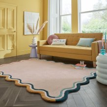 Kusový koberec Wool Scallop Leo Border Multi