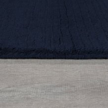 Kusový ručně tkaný koberec Tuscany Textured Wool Border Blue