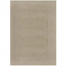 Kusový ručně tkaný koberec Tuscany Textured Wool Border Natural