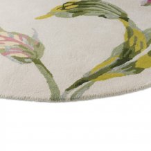 Květinový kruhový koberec Laura Ashley Gosford cranberry 81300 - kruh 200 - Brink & Campman