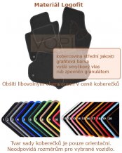 Autokoberce Volkswagen Caddy Combi 2 schuifdeuren ori. bevest. Compleet 2004 -> Logofit (4946)