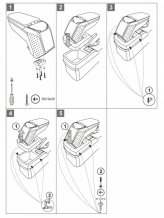 Loketní opěrka Hyundai i30 2007-2012 (černá)
