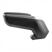 Loketní opěrka Seat Leon 2020-2024 (metal-grey, bez kapsy, 12V konektor)