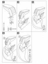 Loketní opěrka Škoda Octavia I. 1996-2010