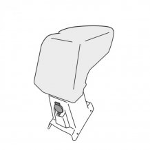 Loketní opěrka Smart Fortwo 2014-2024 (pouze adaptér)