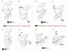 Loketní opěrka Toyota Yaris 2014-2020 (po faceliftu)