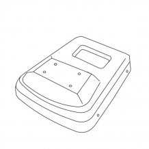 Loketní opěrka Volkswagen Caddy 2021- (pouze adaptér)