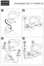Loketní opěrka Volkswagen GOLF IV. 1998-2005