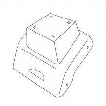 Loketní opěrka Volkswagen Polo 2017- (pouze adaptér)