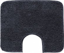 MELANGE - WC předložka s výřezem, černá