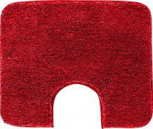 MELANGE - WC předložka s výřezem, rubínová