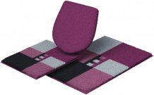 MERKUR - Sada - 3ks (víko,40x50 cm bez výřezu+50x80 cm) Sada, bobulová