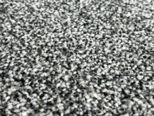 Metrážový bytový koberec Parma 153 bíločerný melír