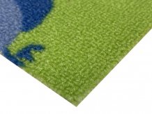 Metrážový dětský koberec Sovička 5261 zelená
