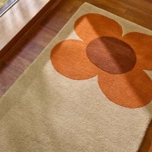Moderní běhoun Orla Kiely Flower Placemen pumpkin-ecru 158203  Brink & Campman
