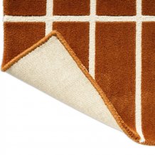 Moderní kusový běhoun Marimeko Tiiliskivi hnědý 132905  Brink & Campman