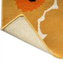 Moderní kusový běhoun Marimeko Unikko žlutý 132406 Brink & Campman