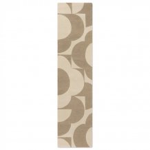 Moderní kusový běhoun Orla Kiely Prism Flower mushroom-ecru 158009 Brink & Campman