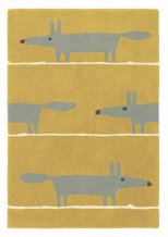 Vlněný kusový koberec Scion Mr. Fox Mustard 25306 Brink & Campman