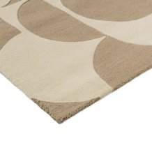 Moderní kusový koberec Orla Kiely Prism Flower mushroom-ecru 158009 Brink & Campman