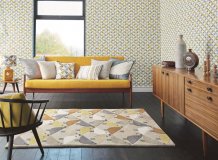 Vlněný kusový koberec Scion Lintu dandelion 24405 - 140 x 200  - Brink & Campman