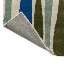 Moderní vlněný kusový koberec Scion Saku Olive 123417 Brink & Campman