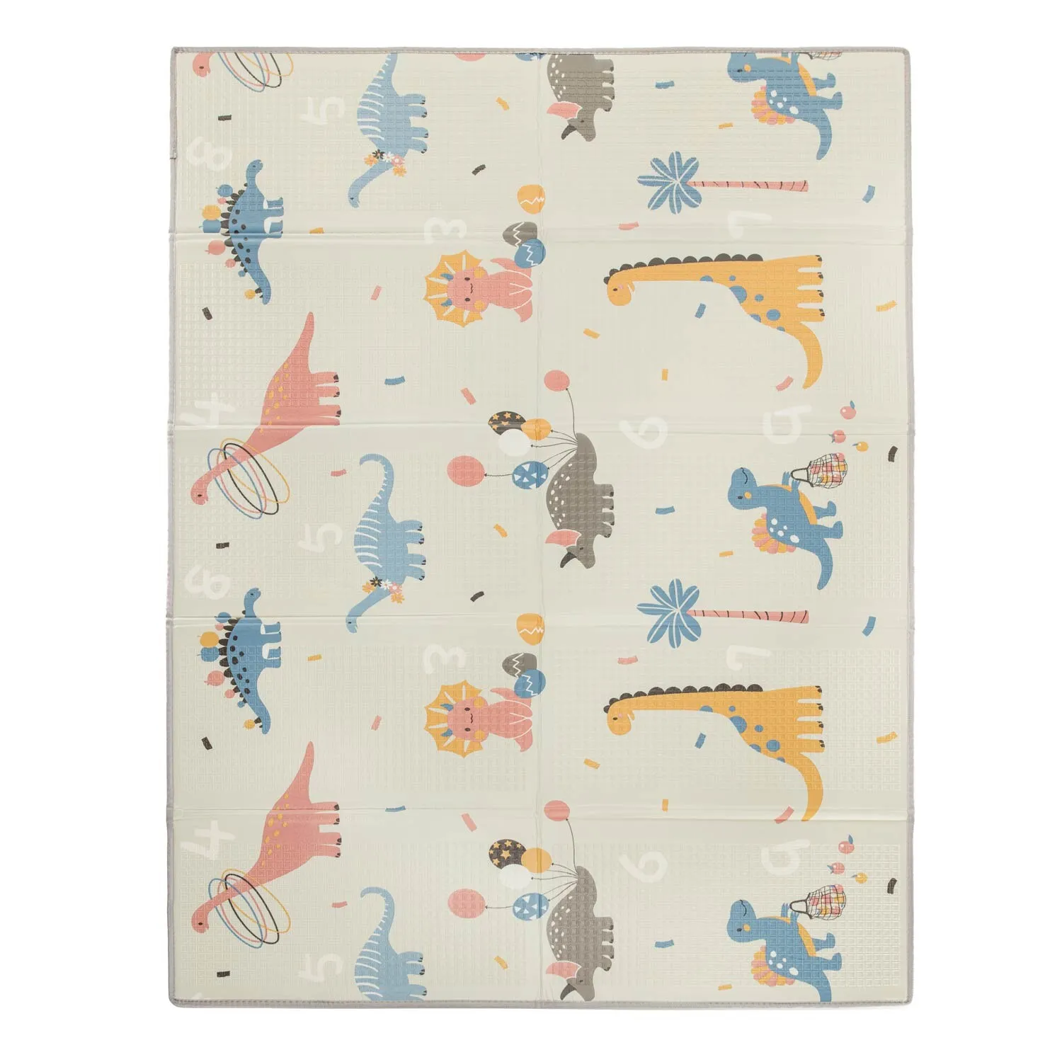 Multifunkční pěnová skládací podložka oboustranná DINO