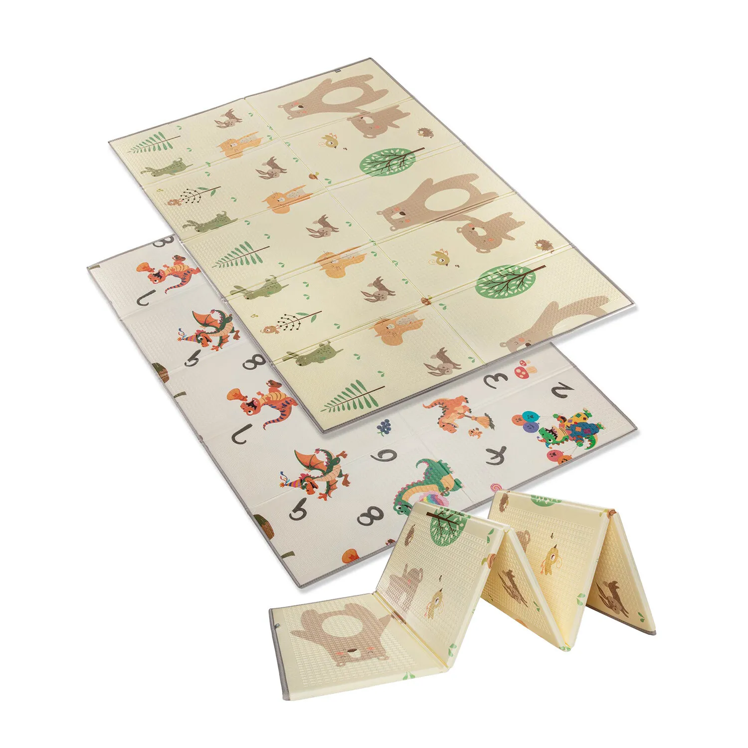 Multifunkční pěnová skládací podložka oboustranná FOREST