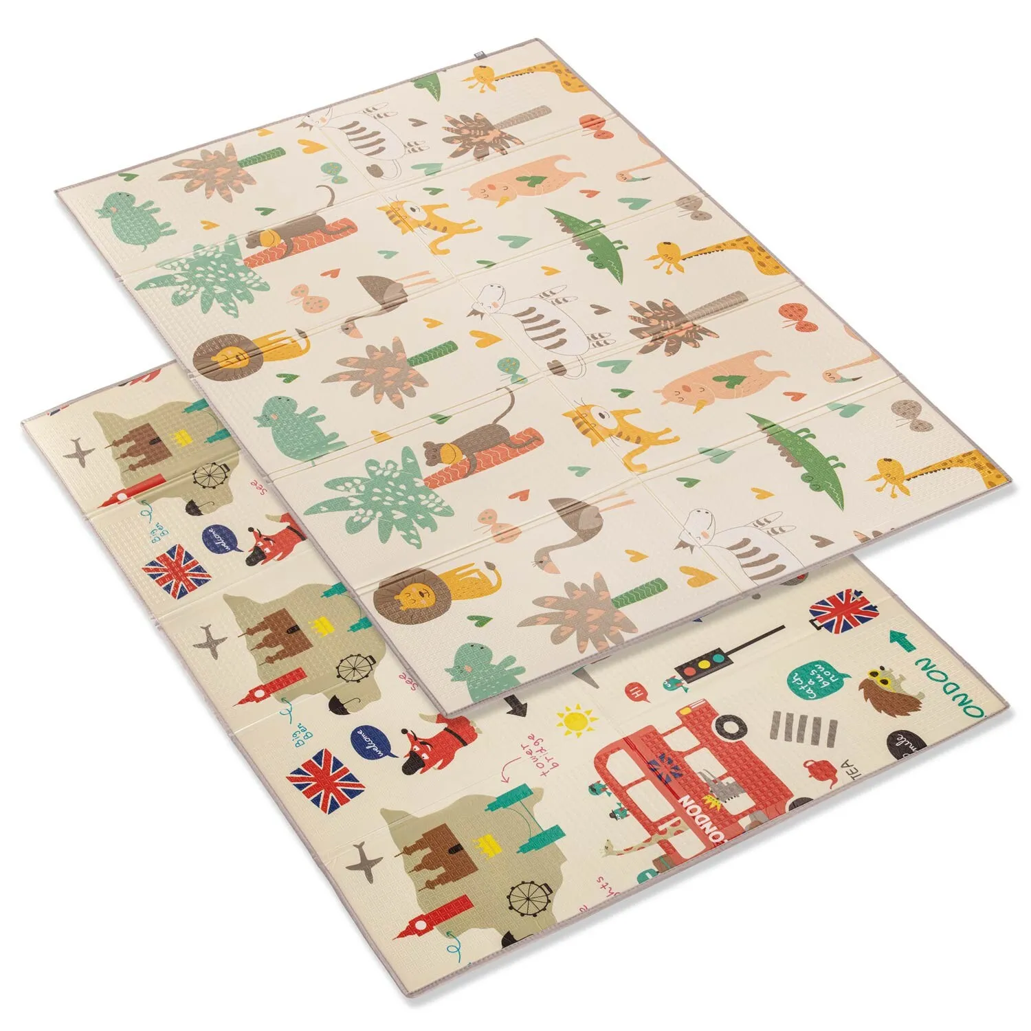 Multifunkční pěnová skládací podložka oboustranná SAVANA