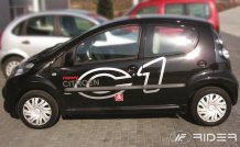 Ochranné boční lišty Citroen C1 2005-2011 (hatchback, 5 dveří)