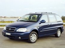 Ochranné boční lišty Kia Carnival 1999-2005 (van, minivan)