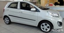 Ochranné boční lišty Kia Picanto 2011- (hatchback, 5 dveří)