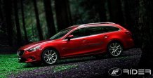 Ochranné boční lišty Mazda 6 2013- (combi)