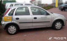Ochranné boční lišty Opel Corsa 2000-2006 (hatchback, 5 dveří)
