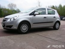 Ochranné boční lišty Opel Corsa 2006-2014 (hatchback, 5 dveří)