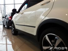 Ochranné boční lišty SsangYong Korando 2017-2019 (po faceliftu)
