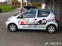 Ochranné boční lišty Toyota Aygo 2005-2013 (hatchback, 5 dveří)