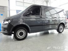 Ochranné boční lišty Volkswagen Transporter T6 2015-2021 (van, minivan, krátká verze, otočné dveře)