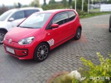Ochranné boční lišty Volkswagen Up 2012- (hatchback, 3 dveře)
