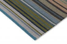 Outdoorový koberec Harlequin Spectro stripes marine/rust 442108 Brink & Campman