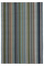 Outdoorový koberec Harlequin Spectro stripes marine/rust 442108 Brink & Campman