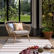 Outdoorový koberec Laura Ashley Lille Pale ochre 480001 Brink & Campman