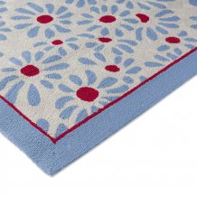 Outdoorový koberec Laura Ashley Thorncliff daisy sky blue 480308 Brink & Campman
